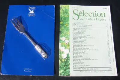 Revue Reader’s Digest 1978 et petite fourchette, View more
