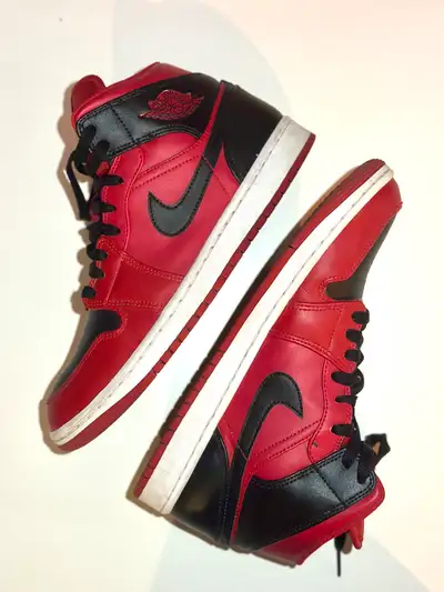 Air Jordan 1 Mid - Gym Red / Black / White - Size 8.5, View more