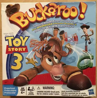 BUCKAROO Toy Story 3 (âge: 4 +) les 2 pour $10