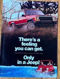 1984 FULL LINE JEEP BROCHURE FOR SALE