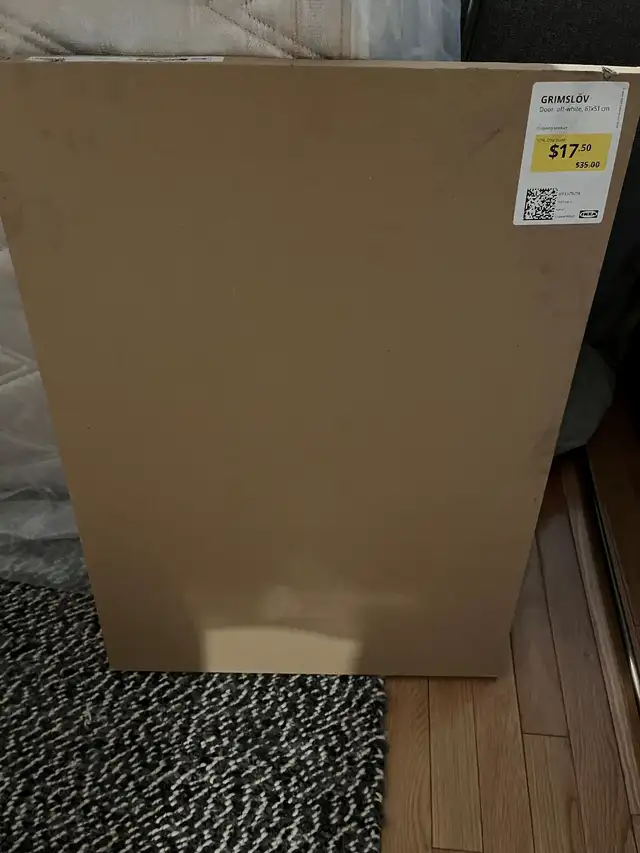 Ikea Grimslov off white cabinet doors (2) - NEW still in package63804731873411120