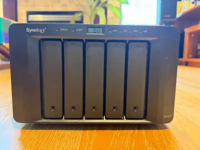 Selling a reliable Synology DS1513+ 5-bay NAS, perfect for home lab, media server, backups, or small...