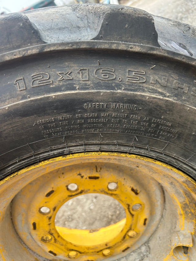 12x16.5 skidsteer tires in Heavy Equipment Parts & Accessories in La Ronge