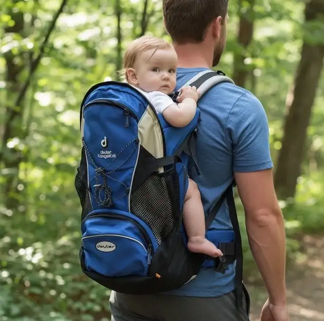 Deuter Kangakid Backpack/Child Carrier in Strollers, Carriers & Car Seats in Markham / York Region - Image 2