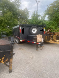 10 Ton tri axle dump trailer 