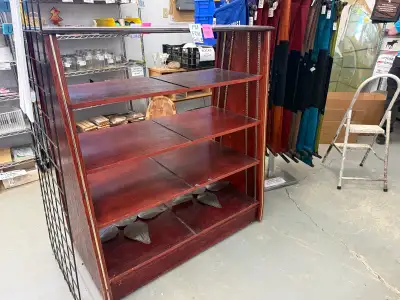 Shelf WHEELS•4’Wx52.5”H•5 adjustable shelves•tapered, View more