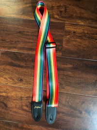Dulphee guitar strap, multi coloured 