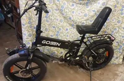 Gosen Q3 custom Harley seat folding ebike, View more