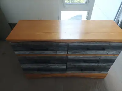 Real Wood 6-Drawer Dresser + Matching Nightstand, View more