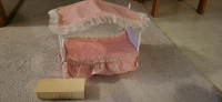 Barbie Canopy bed and Snow Goose chest