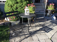 Cast Iron Bistro Set for Patio 