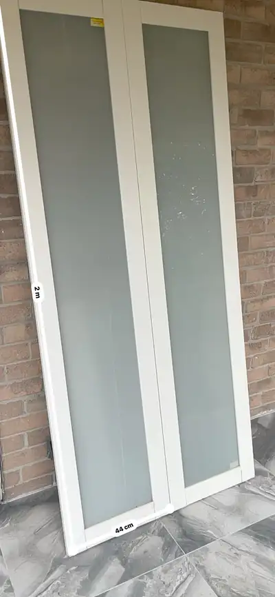 IKEA Wardrobe Frosted Glass Sliding Doors, View more
