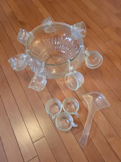 Punch Bowl, 10 cups, serving spoon, View more
