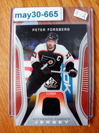 2006-07 SP Game Used Authentic Fabrics Jersey Peter Forsberg