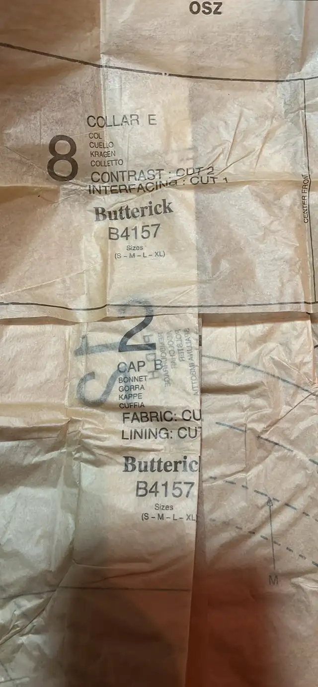Butterick pattern B4157 Cravat, Medieval hat, Bustle drape etc in Hobbies & Crafts in Red Deer - Image 5