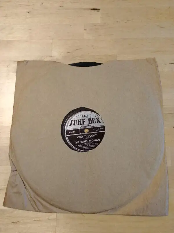 Vinyl Record.  The Blues Woman.  Juke Box.