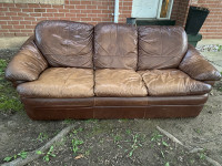 Free leather sofa