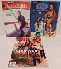 2x Star Wars & ROTJ Storybooks & 1x Vanity Fair Magazine 1978 83
