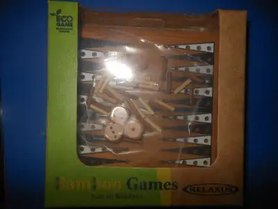 Backgammon Bamboo Game, View more