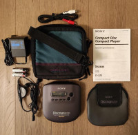 Discman D-335. Sony Compact. Made in Japan