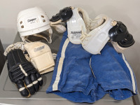 Vintage Hockey Bag & Equipment