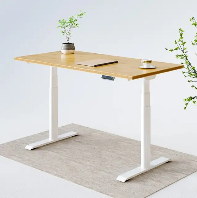 KANA Height-Adjustable Bamboo Desk – Like New