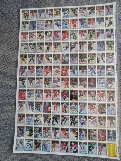 1990-91 PREMIER O-PEE-CHEE OPC HOCKEY CARD UNCUT SHEET JAGR, View more
