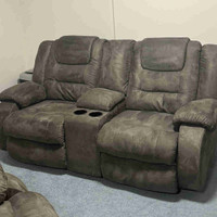 Reclining love seat and couch