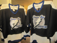 Tampa Bay Lightning Hockey Team Jersey CCM Made  In Canada