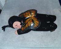 Anne Geddes 16" Monarch Butterfly Baby Doll Vintage Collectible