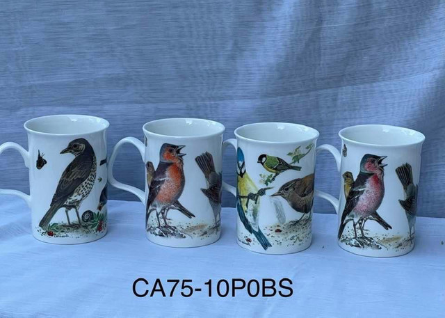 Vintage English Bone China tall bird mugs  in Arts & Collectibles in Hamilton