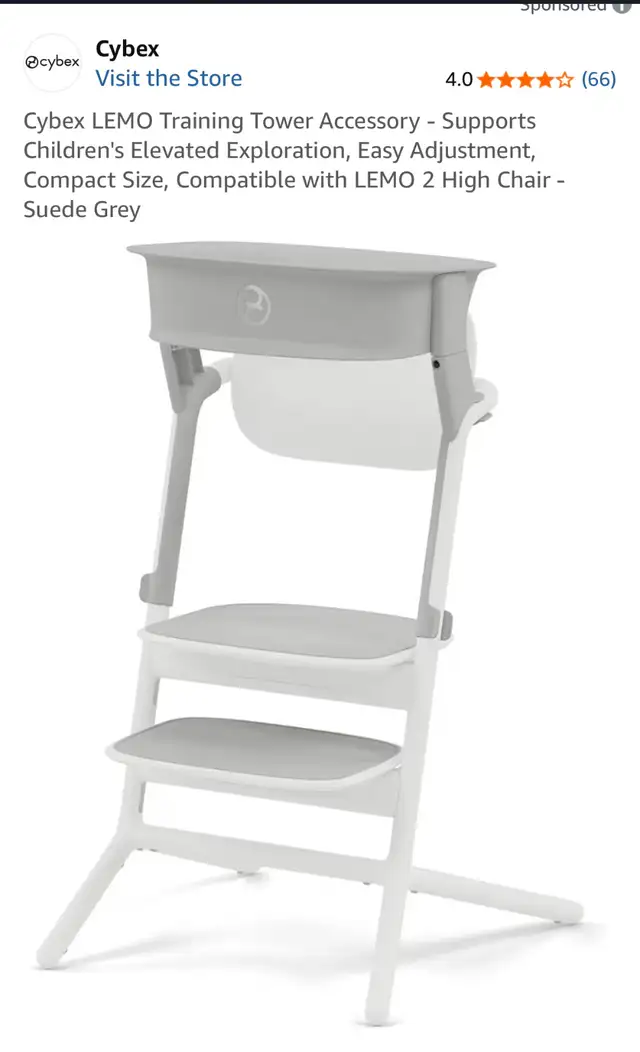 Cybex Gold Lemo Learning Tower Set Accessory for High Chair in Feeding & High Chairs in London - Image 2
