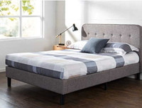 Brand New - Tufted BED FRAME with HEADBOARD (Double size)