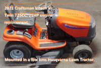 Low kms Husqvarna Lawn Tractor.
