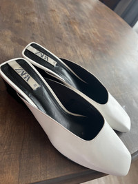 Zara White shoes 