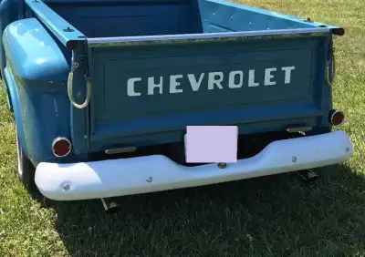 Looking for a painted rear bumper for a 1955 - 1964 Chevy or GMC stepside. Surface rust is fine - no...