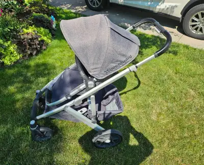 Uppababy Vista Stroller With Toddler Seat - Silver , View more