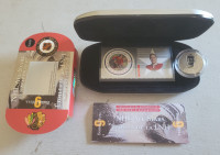 Bobby Hull coin and stamp set