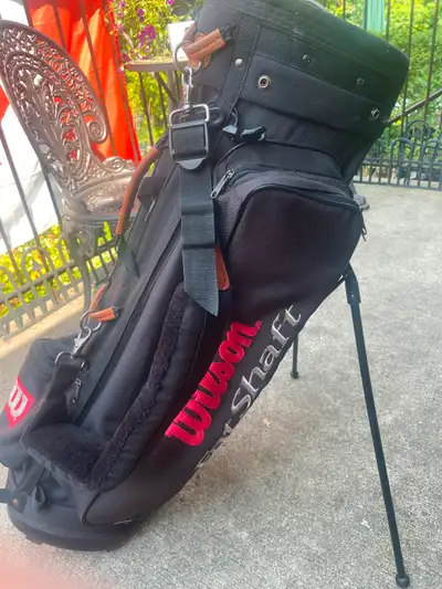 Used Wilson Fat Shaft golf bag., View more