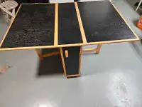 Foldable table and chairs