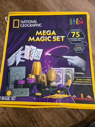 National Geographic Mega Magic Set 75 Magic Tricks for Kids, View more