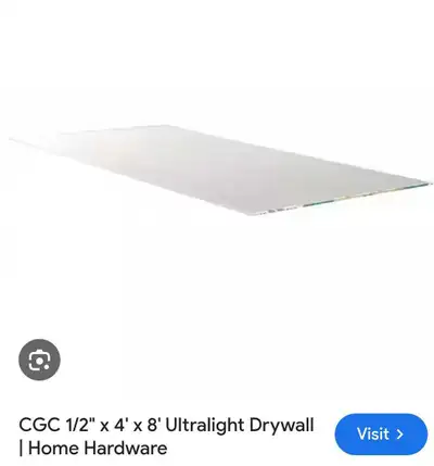 Drywall piece 4x8ft Free, View more