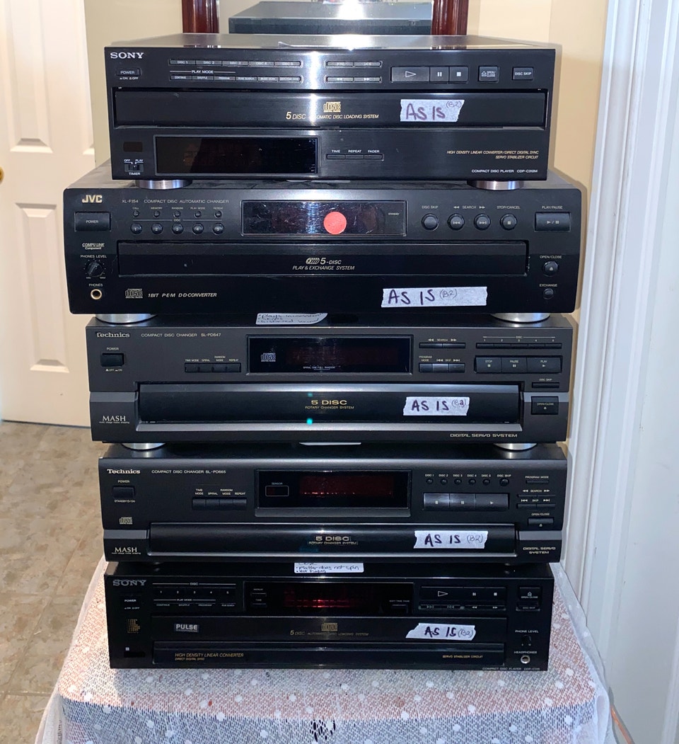 5x Multi disc CD changers, AS IS (batch #2) | Stereo Systems & Home ...
