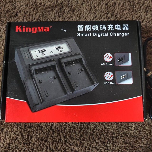 (NEW) Charger for Canon LP-E6 batteries in Cameras & Camcorders in Windsor Region