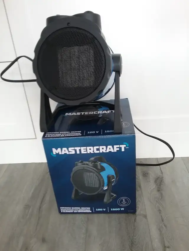 Mastercraft Barrel Portable Heater 120V/1500W (NEW)