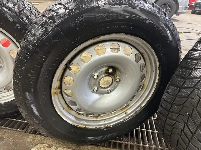 215/65R16 WINTER STEEL RIMS WITH TIRES FOR VOLKSWAGEN TIGUAN in Tires & Rims in City of Toronto - Image 5