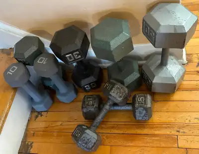 1x50 1x40 1x30 1x20 2x15 2x10 Selling as a full set. E-mail for pick up.