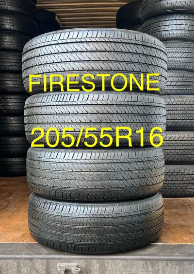 205/55R16 Firestone FT140 All Season ** NO INSTALL SERVICE ** I DO NOT OFFER INSTALLATION ** 4 LIKE...