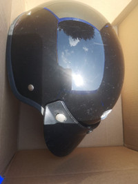 Black Motorcycle Helmet -Large