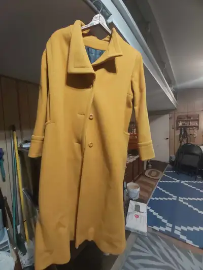 Wool Coat Mustard Yellow, View more